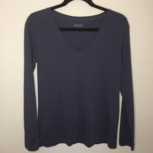 Pendleton Pima Cotton V-Neck Long Sleeve T-Shirt